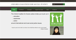 Desktop Screenshot of oxfordsocialjustice.org