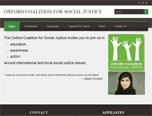 Tablet Screenshot of oxfordsocialjustice.org